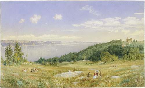 The Palisades, 1870, John William Hill
