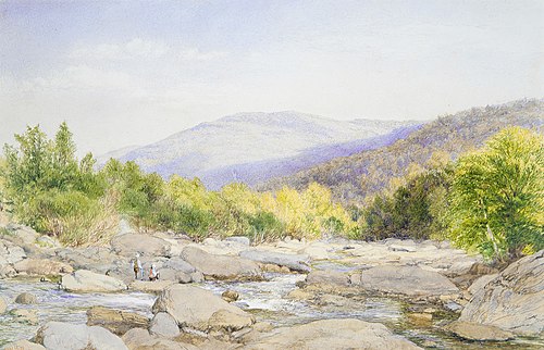 Landscape: View on Catskill Creek, 1867, John William Hill