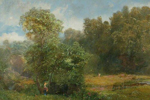 The Flower and the Leaf, 1895, John William North