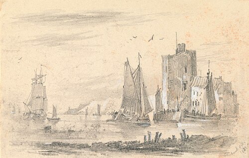 Harbor Scene, 1832, John Wilson Ewbank