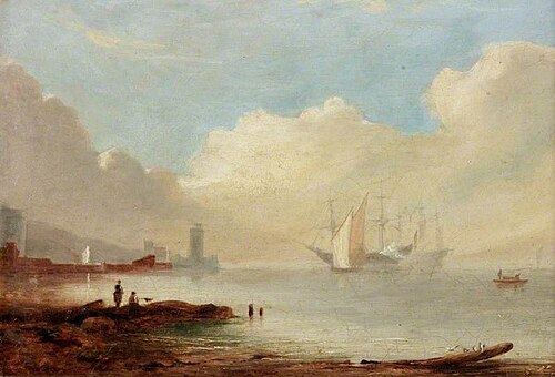 North Shields, 1825, John Wilson Ewbank