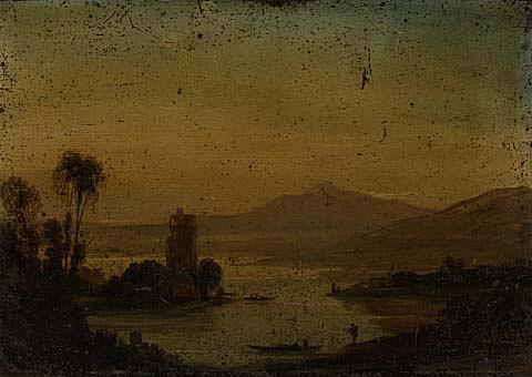Ballcarrier Tower on Loch Tay, Highlands, , John Wilson Ewbank
