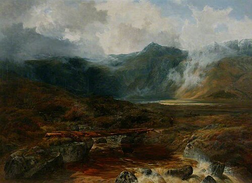 Glen Muick, Aberdeenshire, 1872, John Wright Oakes