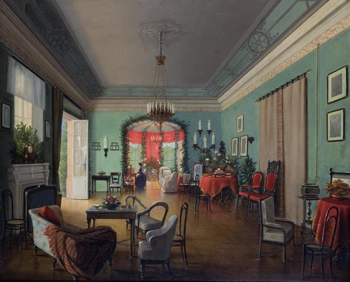 Drawing Room, 1874, Tutukin, Pyotr