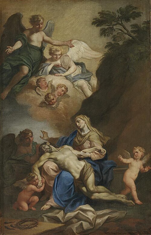 Der Leichnam Christi im Schoße Mariens, 1629, Johann Sichelbein