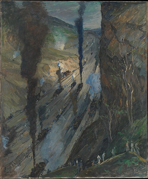 The Conquerors (Culebra Cut, Panama Canal), 1913, Jonas Lie