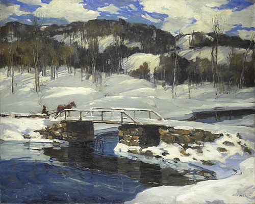 Logging Road, 1922, Jonas Lie