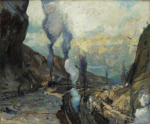 Culebra Cut, 1913, Jonas Lie