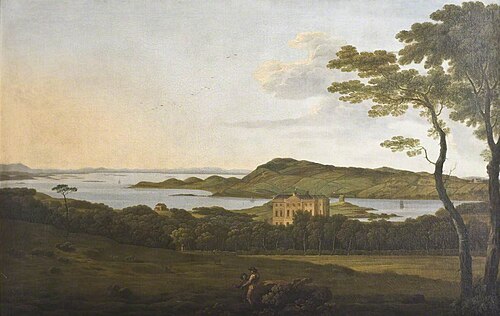 Castle Ward from Mountain Wood, 1790, Jonathan Fisher