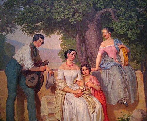 Family portrait, 1840, Alexeï Tyranov