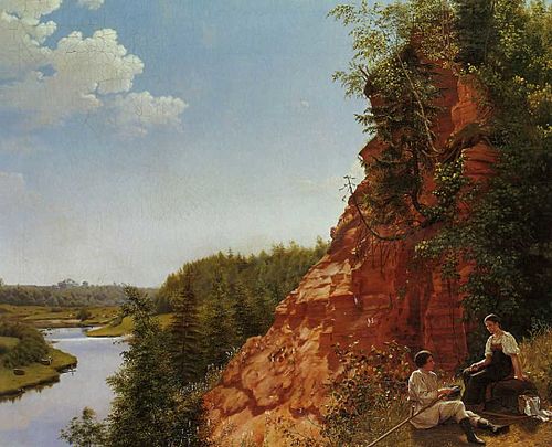 View of the River Tosno, 1827, Alexeï Tyranov