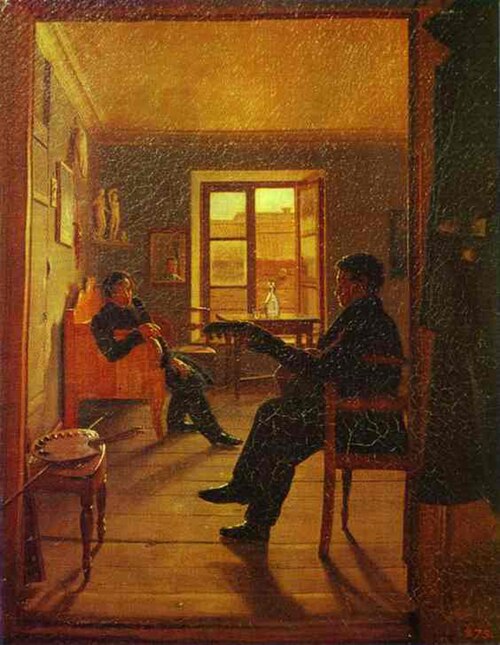 In the Rooms, 1828, Alexeï Tyranov