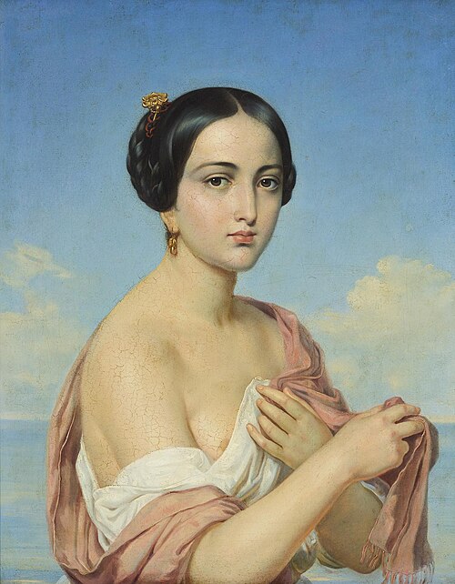 Italian Woman, 1850, Alexeï Tyranov