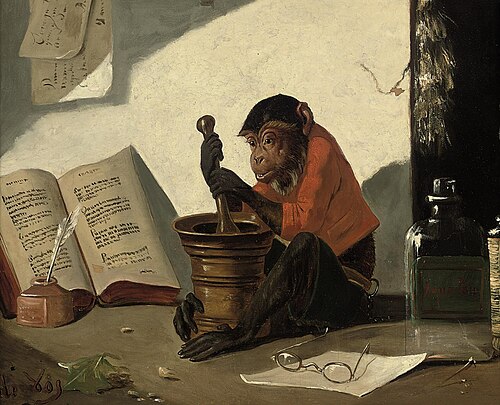 The simean alchemist, 1867, Vincent De Vos
