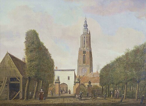 Utrechtsepoort van buiten, Amersfoort, 1798, Jordanus Hoorn