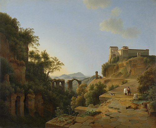 The Gulf of Naples with the Island of Ischia in the Distance, 1818, Josef August Knip