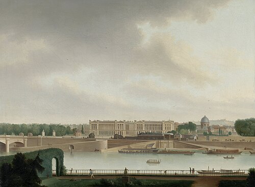 The View from the Batavian Embassy in Paris, 1801, Josef August Knip