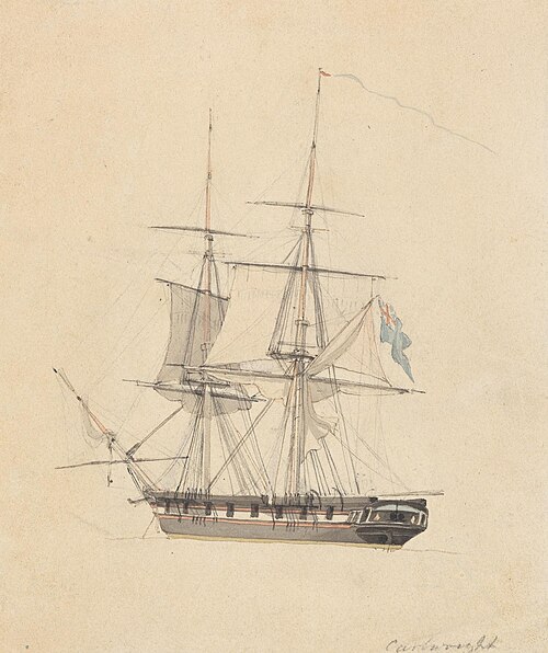 Single Hermaphrodite Brig, Stern Forward, , Joseph Cartwright