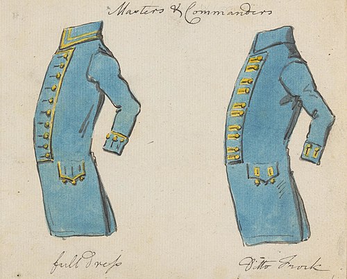 Side View of Two Naval Jackets; Masters and Commanders, , Joseph Cartwright