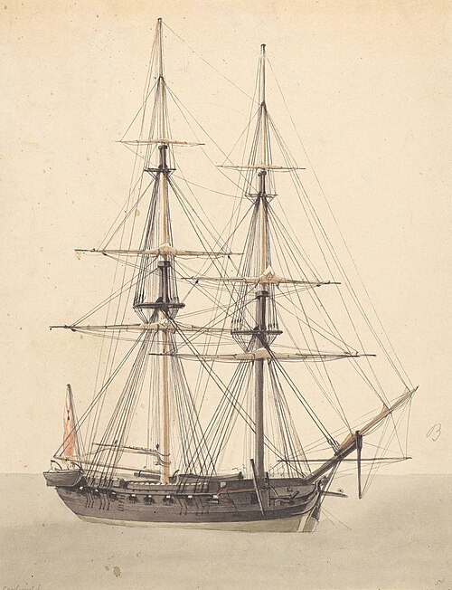 Single Corvette. Bow Forward, , Joseph Cartwright
