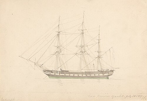 Lord Craven's Yacht, July 23, 1817, 1817, Joseph Cartwright