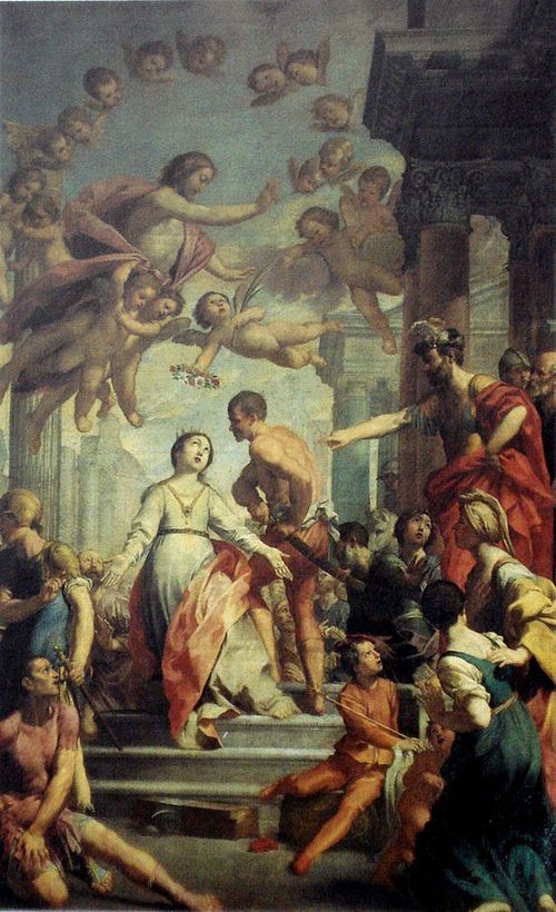 Martyrdom of S. Catherine, 1630, Francesco Gessi