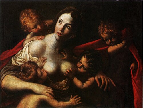 Caritas., 1650, Francesco Gessi