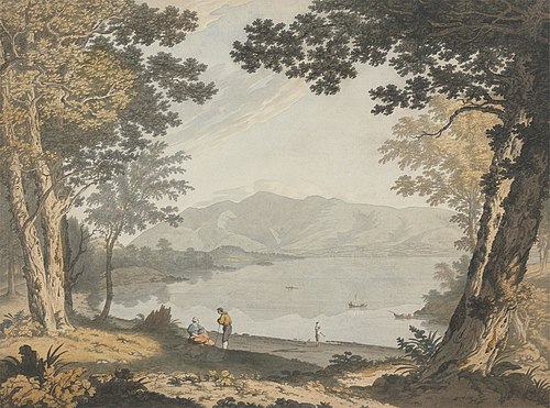 View of Skiddaw and Derwentwater, 1780, Joseph Farington