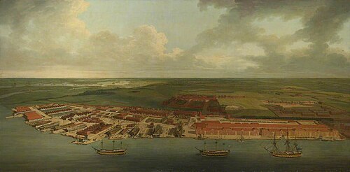 Chatham Dockyard, 1789, Joseph Farington