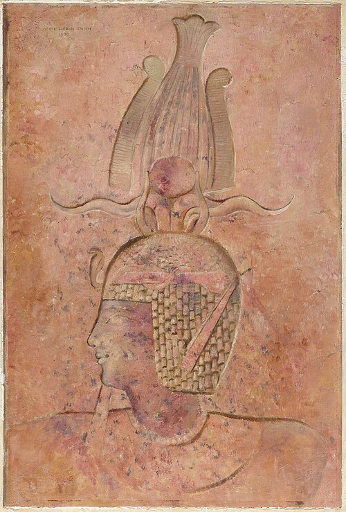 Egyptian Relief - Incised Head, 1900, Joseph Lindon Smith