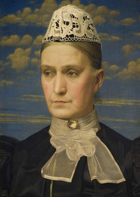 Portrait Of The Artist's Mother, 1902, Joseph Edward Southall