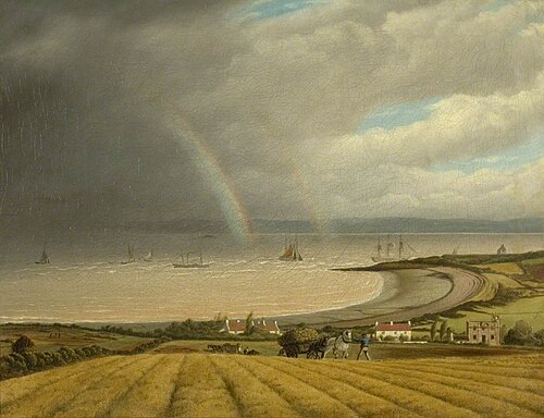 A View from Portishead towards Wales, 1832, Joseph Walter