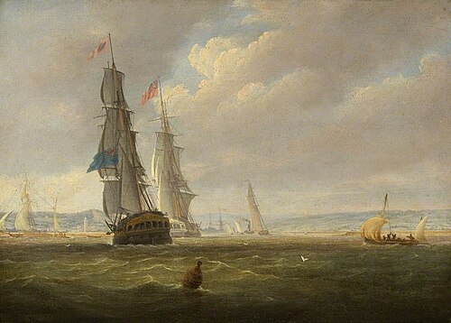 Ships Entering the Avon, 1850, Joseph Walter