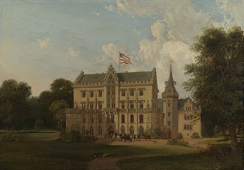 The Castle at Reinhardsbrunn, 1840, Joseph W. Allen
