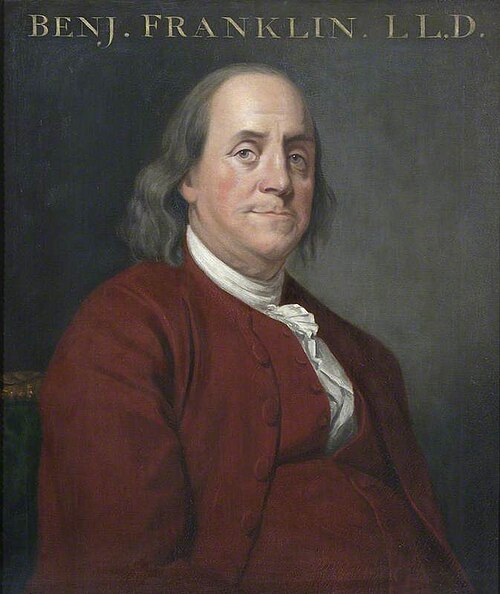 Benjamin Franklin (1706–1790), 1782, Joseph Wright