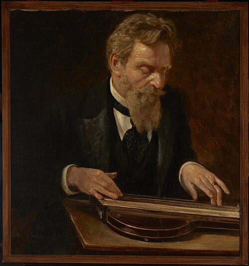 Portrait of a Musician, 1908, Aleksander Sochaczewski