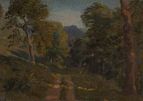 Wooded Landscape with Farm Track, , Joshua Cristall