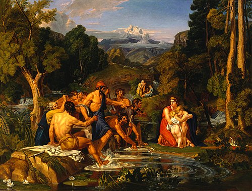 Latona and the Lycian Peasants, , Joshua Cristall