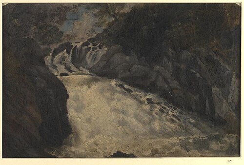 Fall of the Lugwy, 1803, Joshua Cristall