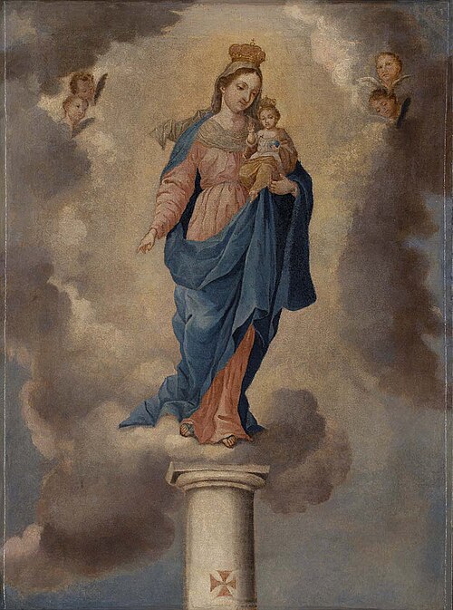 La Virgen del pilar, 1750, José Campeche