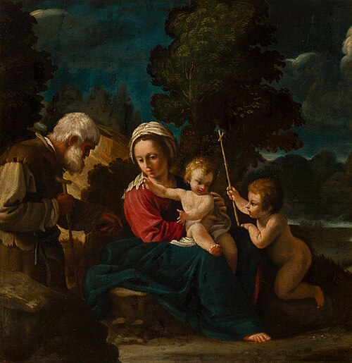 The Holy Family with Infant John the Baptist, , Bartolomeo Schedoni