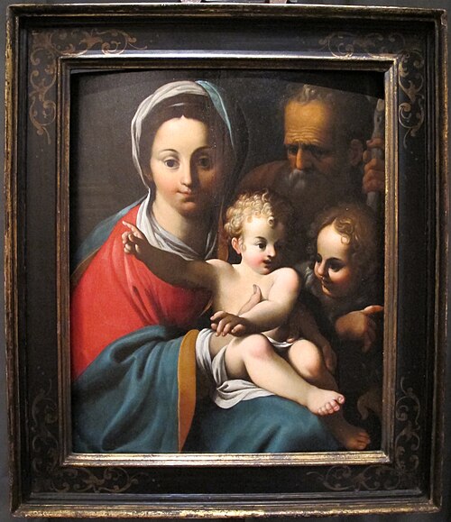 La Sainte Famille avec Saint Jean, , Bartolomeo Schedoni