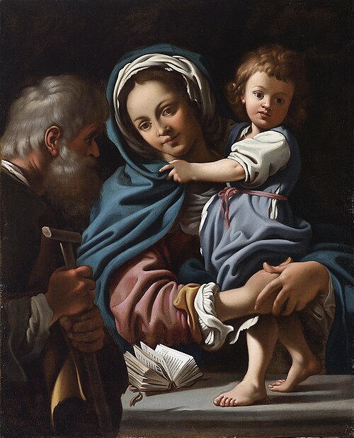 La Sainte Famille, 1650, Bartolomeo Schedoni