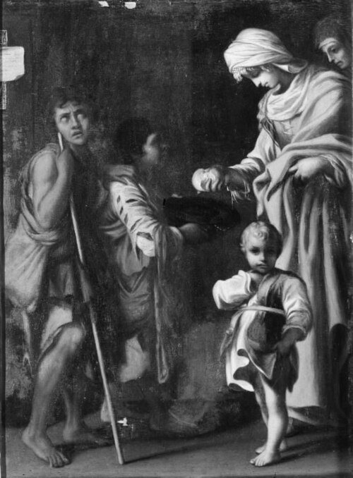 The Giving of Alms, 1604, Bartolomeo Schedoni