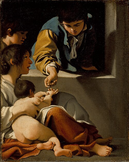 Study for the 'The Charity of St. Elizabeth', 1610, Bartolomeo Schedoni