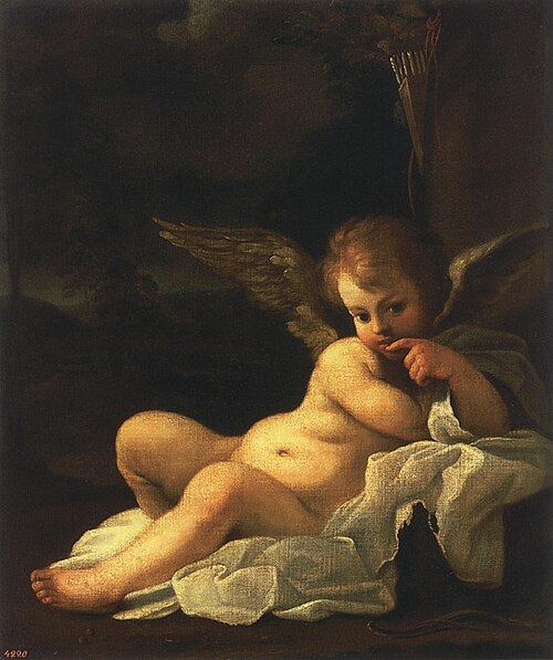 Cupid in a Landscape, 1610, Bartolomeo Schedoni