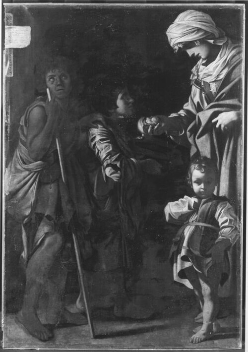 L´elemosina (Das Almosen) (Kopie nach), 1677, Bartolomeo Schedoni