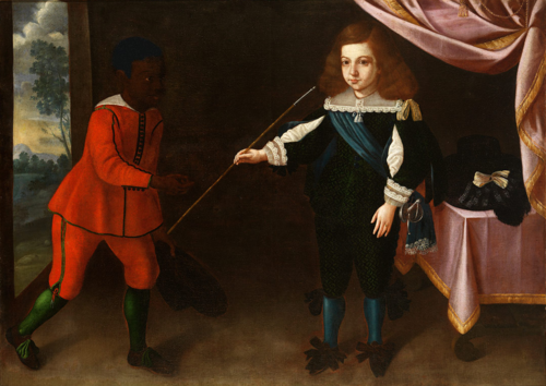 Infante D. Afonso e um pajem negro, 1653, José de Avelar Rebelo