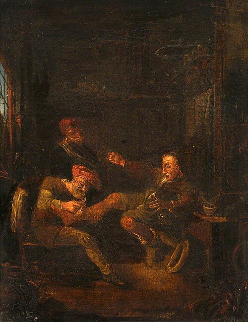 A Surgeon Treating a Man's Foot, , Johannes Lingelbach
