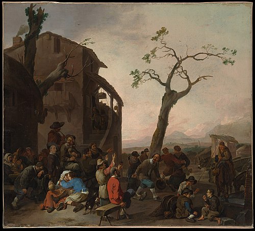 Peasants Dancing, 1651, Johannes Lingelbach